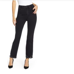 Good American Good Curve High Waist Straight Leg Jeans